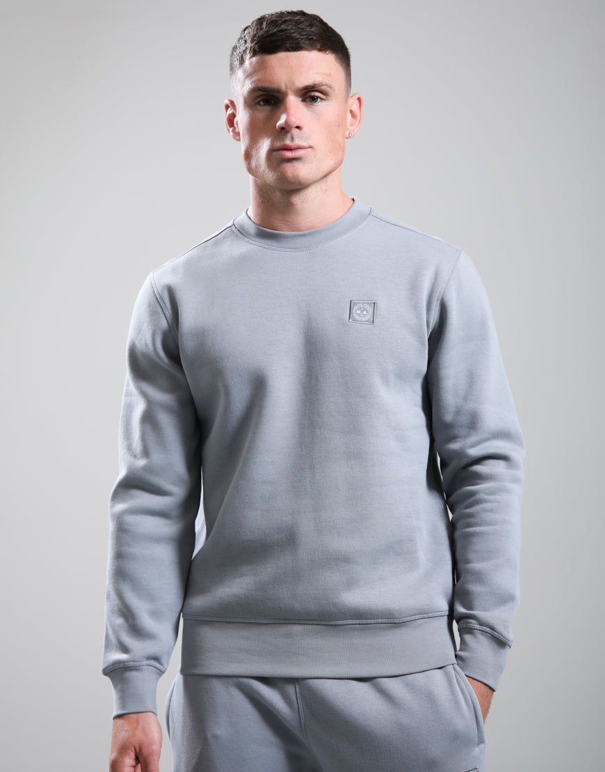 Marshall Artist Marchio Crew Neck Sweatshirt – Monument Grey