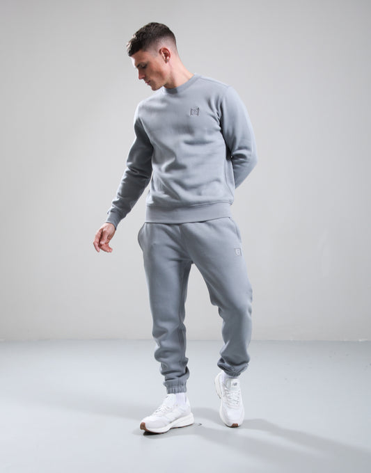 Marshall Artist Marchio Crew Neck Sweatshirt – Monument Grey