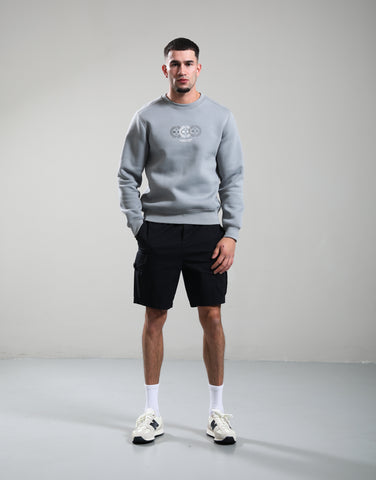 Marshall Artist Milo Crew Neck Sweatshirt – Monument Grey