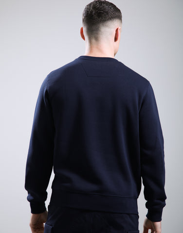 Marshall Artist Milo Crew Neck Sweatshirt – Navy