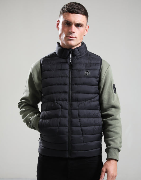 Marshall Artist Oakdale Bubble Gilet – Black