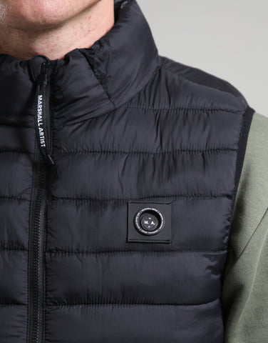 Marshall Artist Oakdale Bubble Gilet – Black