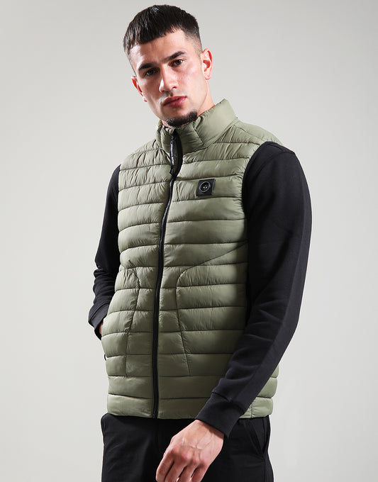 Marshall Artist Oakdale Bubble Gilet – Khaki