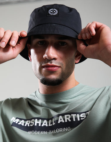 Marshall Artist Ripstop Bucket Hat – Black