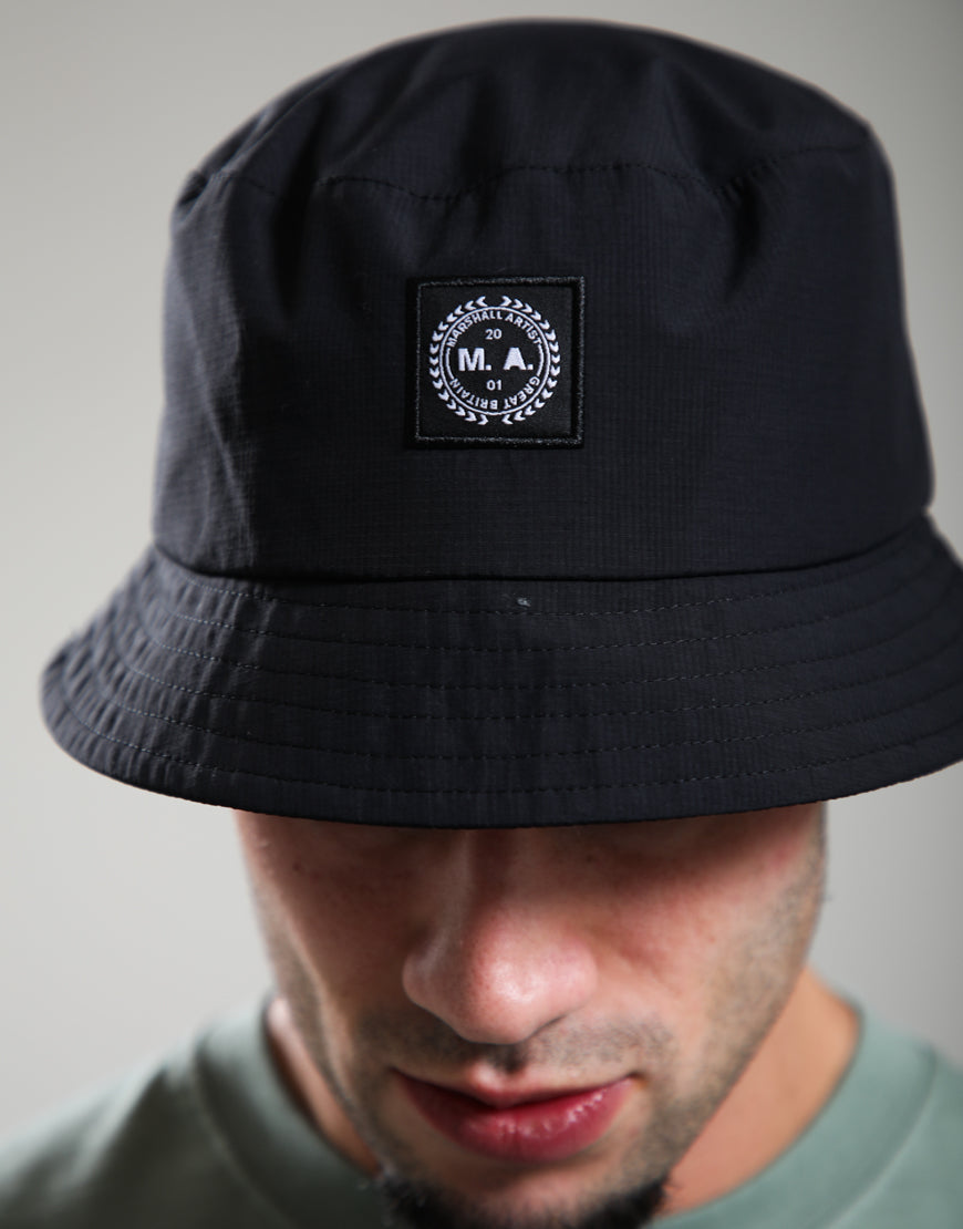 Marshall Artist Ripstop Bucket Hat – Black