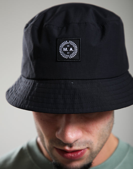 Marshall Artist Ripstop Bucket Hat – Black