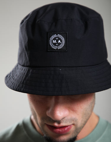 Marshall Artist Ripstop Bucket Hat – Black