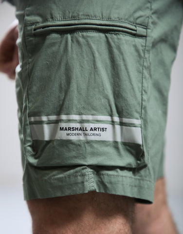 Marshall Artist Seafield Cargo Shorts – Sage