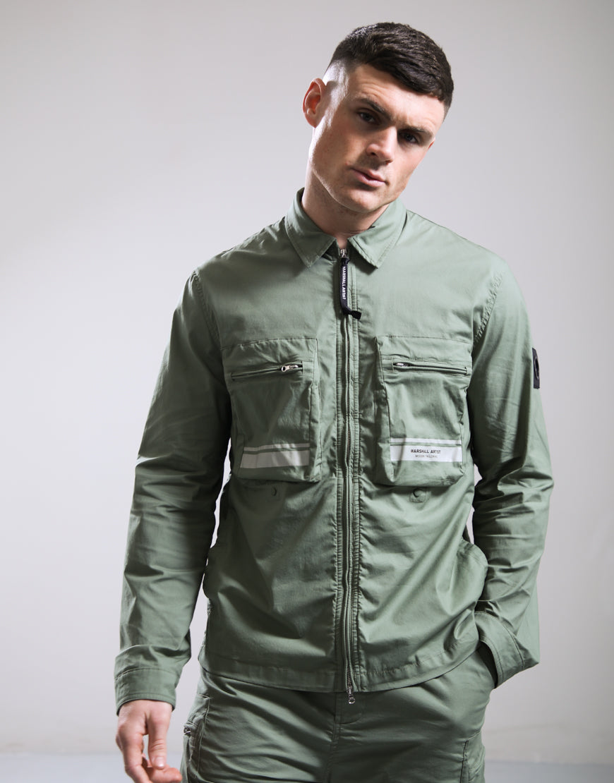 Marshall Artist Seafield Overshirt – Sage