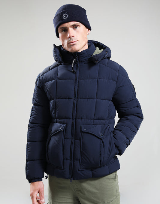 Marshall Artist Yukon Bubble Jacket – Navy