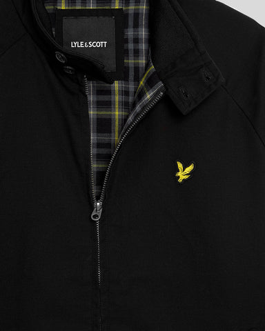 Lyle & Scott Cotton Harrington Jacket – Black