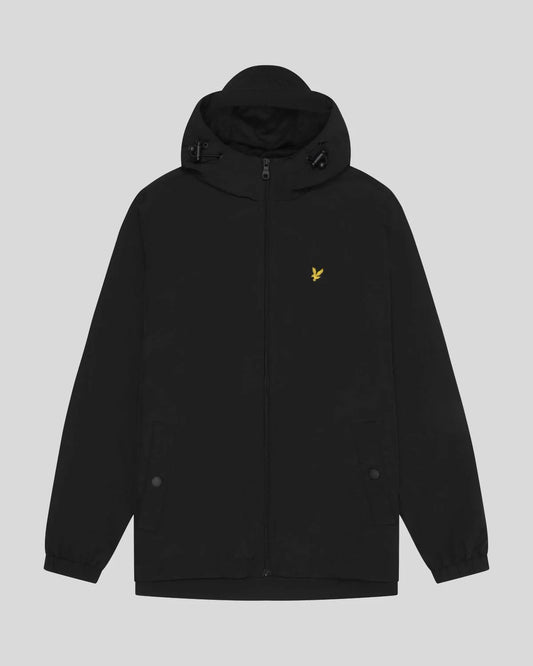 Lyle & Scott Water Resistant Hooded Jacket – Black