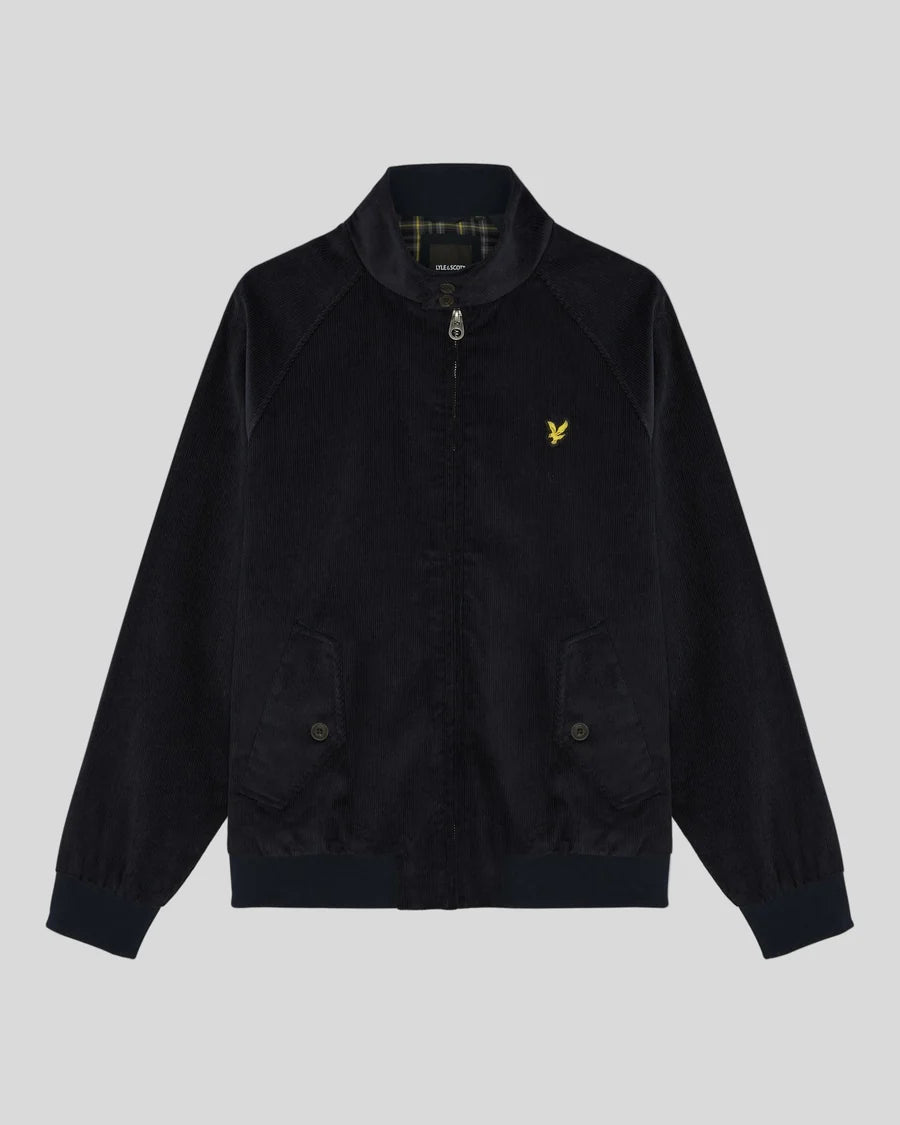 Lyle & Scott Corduroy Harrington Jacket – Dark Navy
