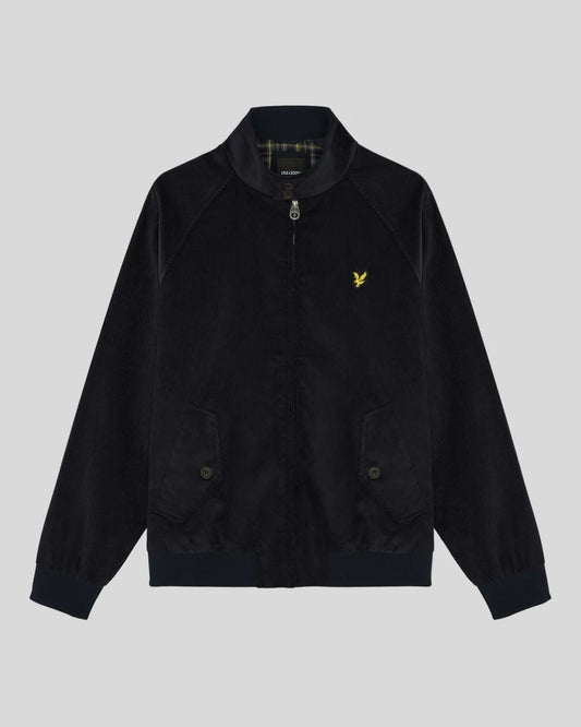Lyle & Scott Corduroy Harrington Jacket – Dark Navy