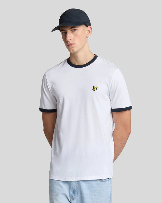 Lyle & Scott Ringer T-Shirt – White