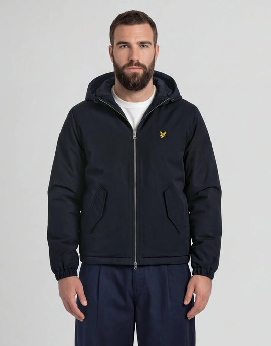 Lyle & Scott Padded Water Resistant Jacket – Dark Navy