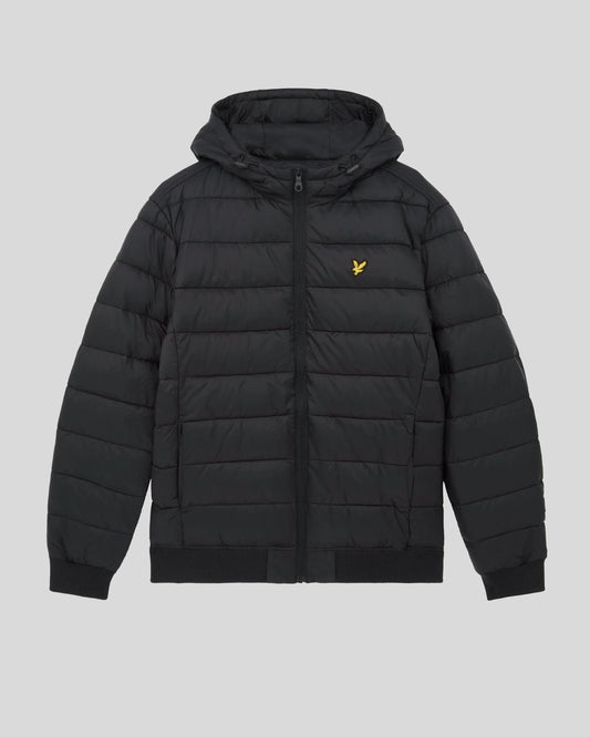 Lyle & Scott Waded Puffer Jacket – Black