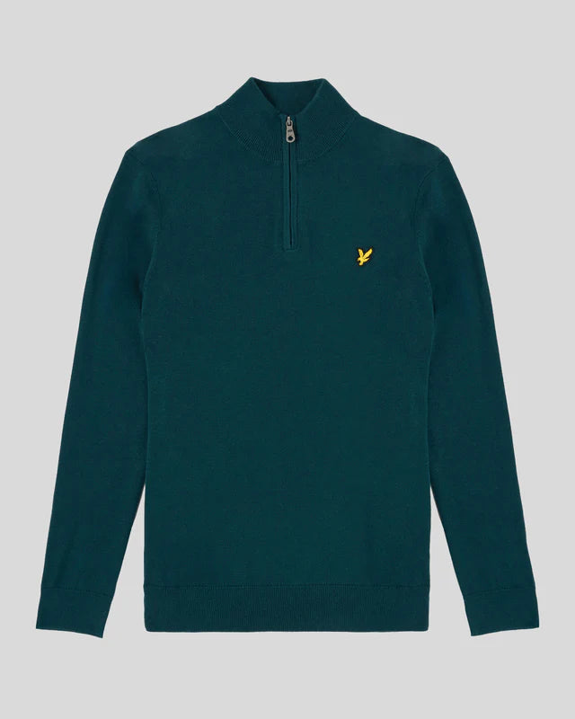 Lyle & Scott 1/4 Zip Jumper – Rich Teal