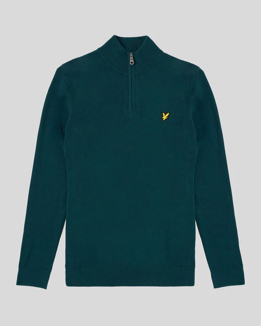 Lyle & Scott 1/4 Zip Jumper – Rich Teal