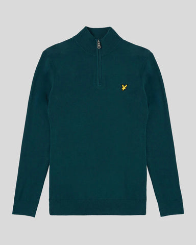 Lyle & Scott 1/4 Zip Jumper – Rich Teal