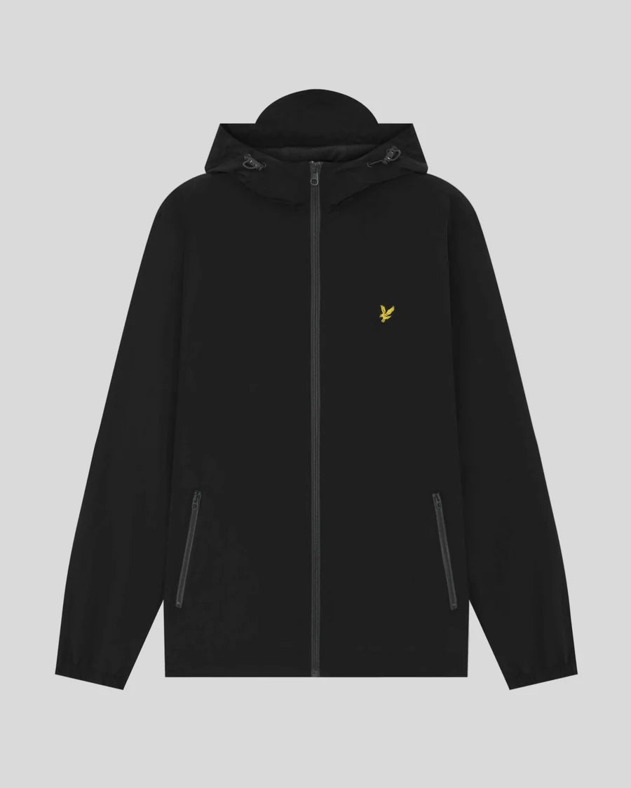 Lyle & Scott Contrast Zip Water Resistant Jacket – Black