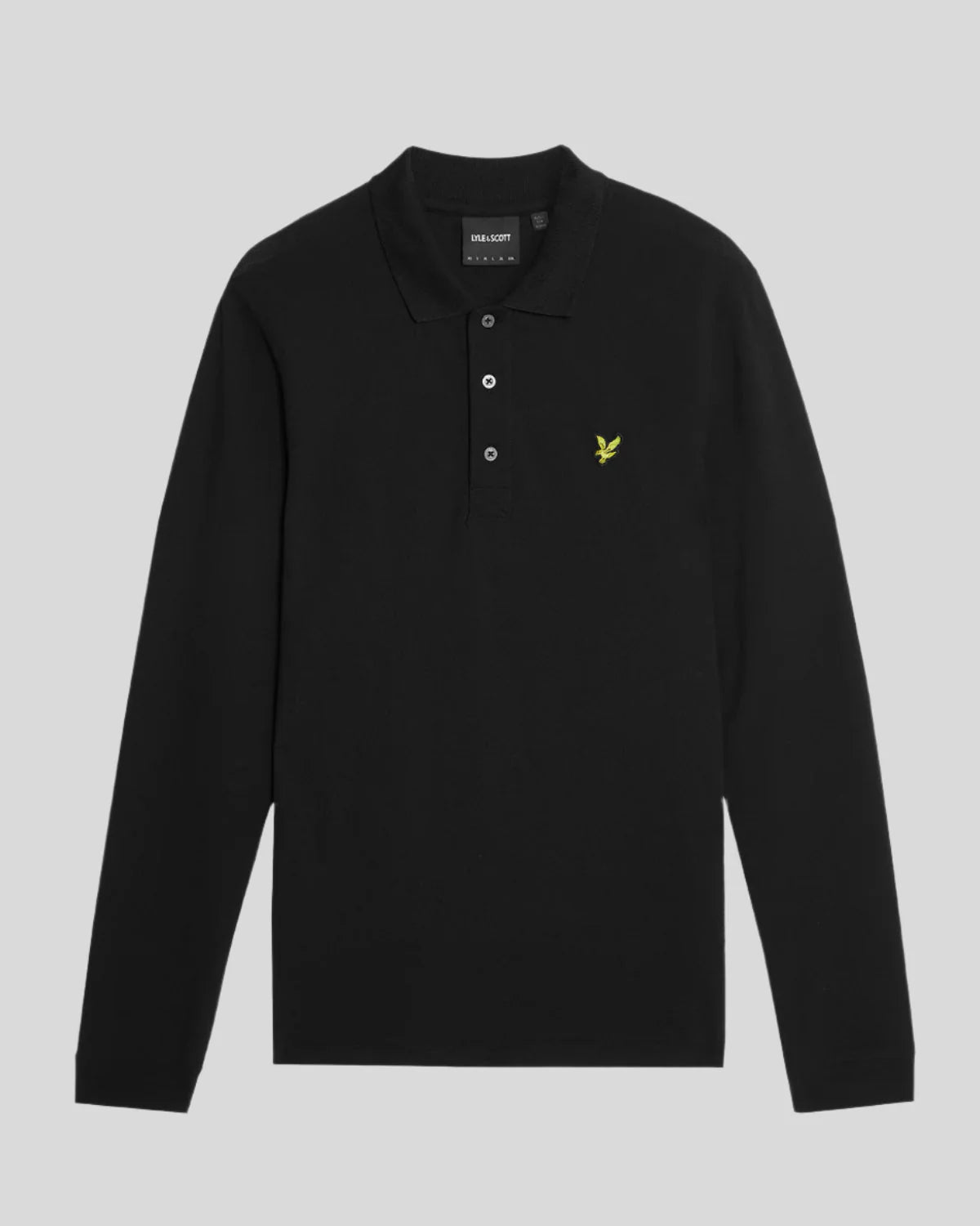 Lyle & Scott Long Sleeve Polo – Black