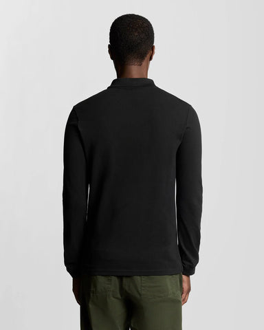 Lyle & Scott Long Sleeve Polo – Black