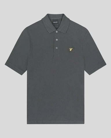 Lyle & Scott Plain Short Sleeve Polo – Gunmetal
