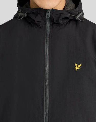 Lyle & Scott Contrast Zip Water Resistant Jacket – Black