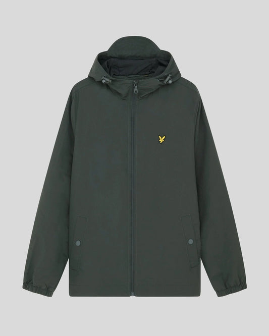 Lyle & Scott Water Resistant Hooded Jacket – Gunmetal