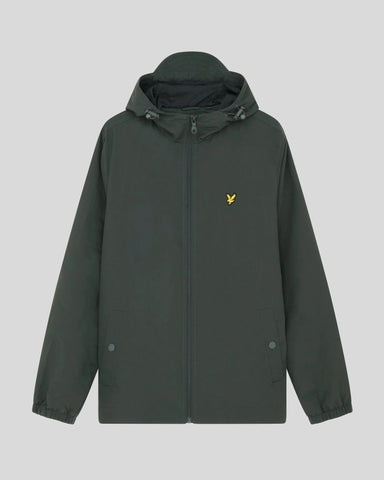 Lyle & Scott Water Resistant Hooded Jacket – Gunmetal