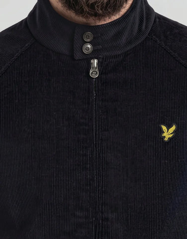 Lyle & Scott Corduroy Harrington Jacket – Dark Navy