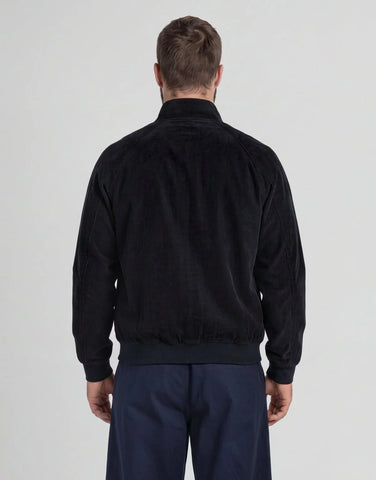 Lyle & Scott Corduroy Harrington Jacket – Dark Navy
