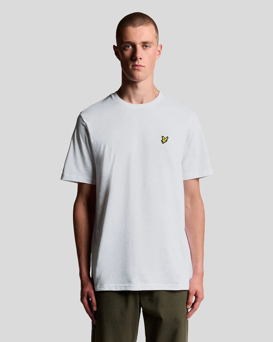 Lyle & Scott Plain Crew Neck T-Shirt – White