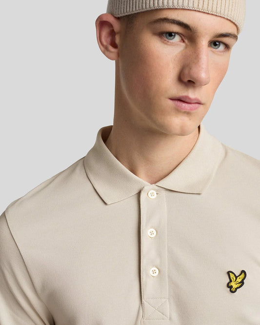 Lyle & Scott Plain Short Sleeve Polo – Cove
