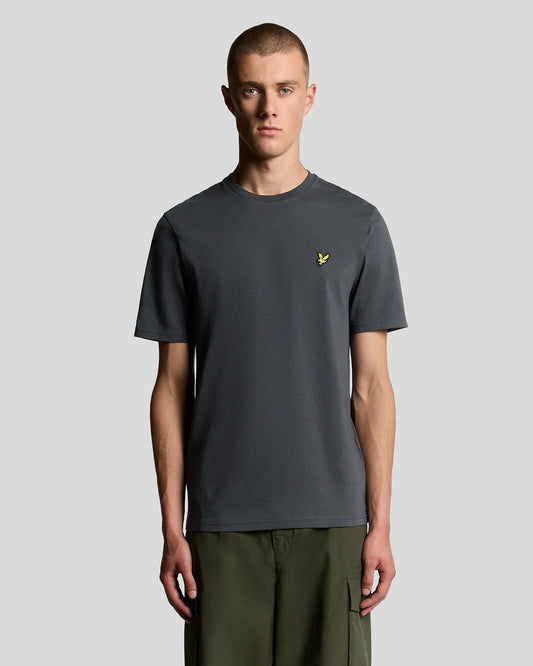 Lyle & Scott Plain Crew Neck T-Shirt – Gunmetal