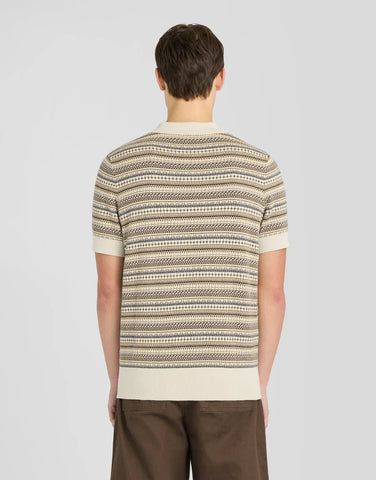 Lyle & Scott Fair Isle Knitted Polo – Cove