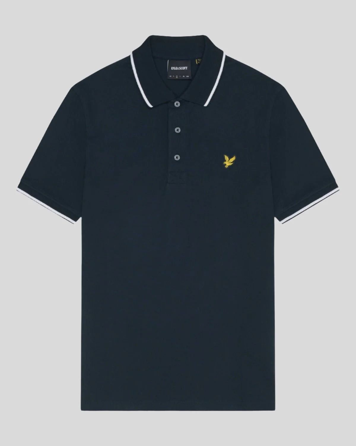 Lyle & Scott Tipped Short Sleeve Polo – Dark Navy