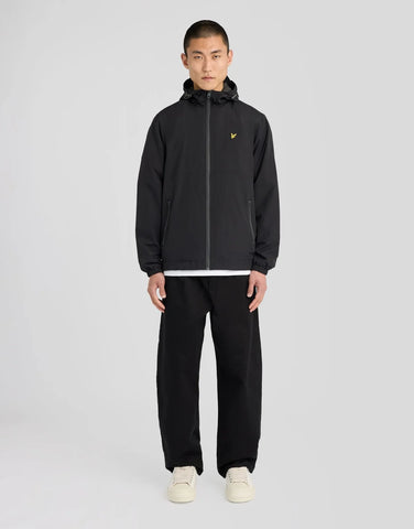 Lyle & Scott Contrast Zip Water Resistant Jacket – Black