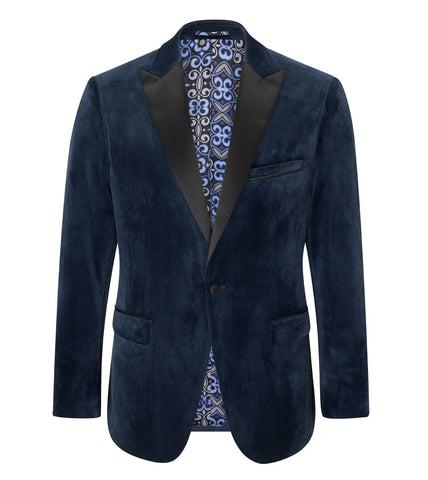 Skopes Jive Velvet Tailored Blazer Teal