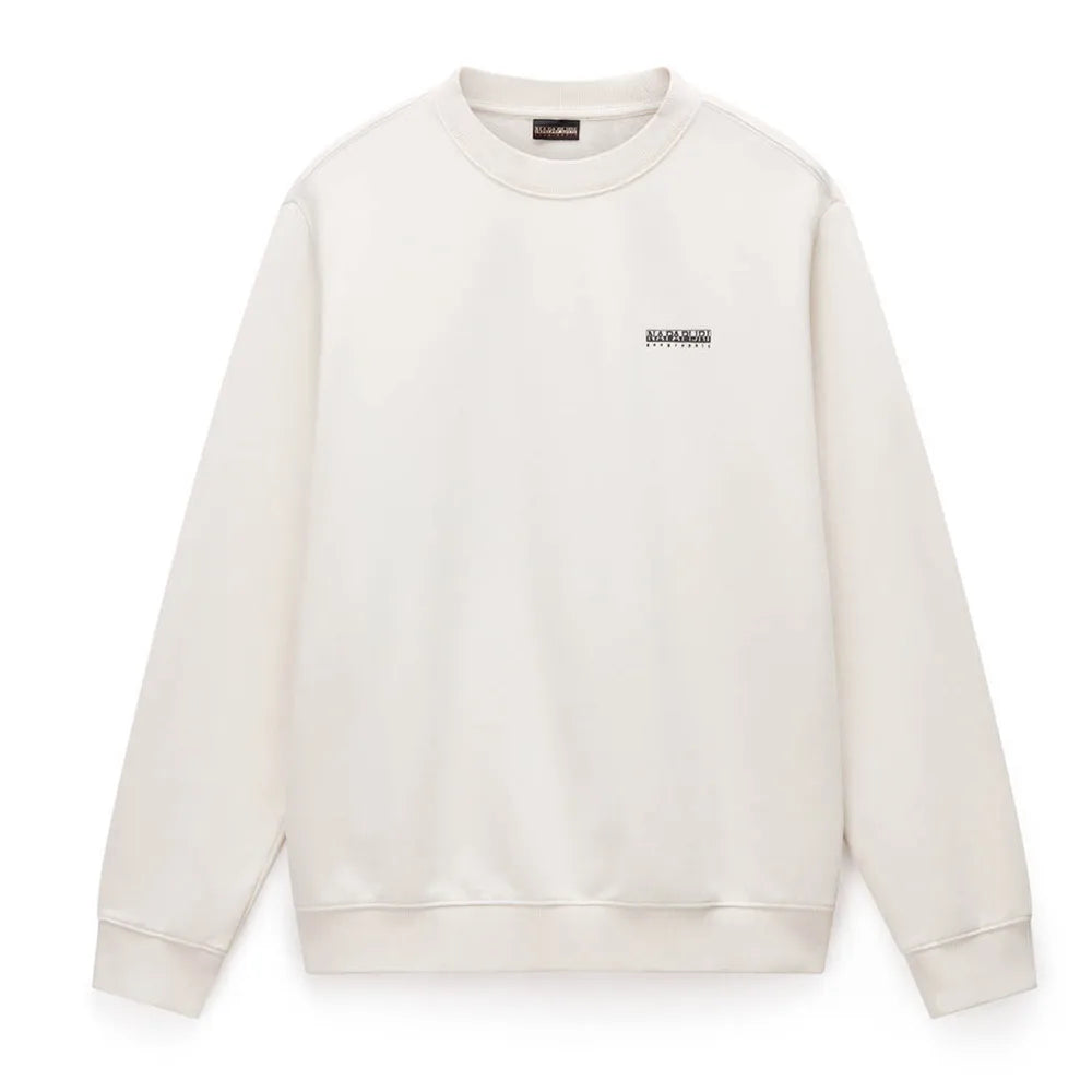 Napapijri Small Box Logo Sweatshirt – Beige Dimity