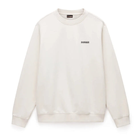 Napapijri Small Box Logo Sweatshirt – Beige Dimity