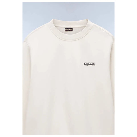 Napapijri Small Box Logo Sweatshirt – Beige Dimity