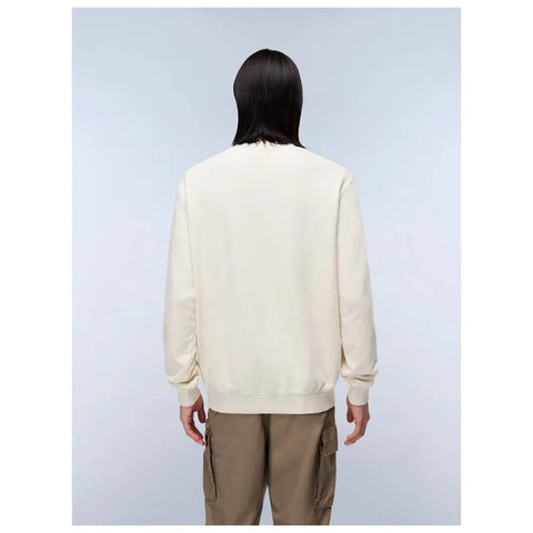 Napapijri Small Box Logo Sweatshirt – Beige Dimity