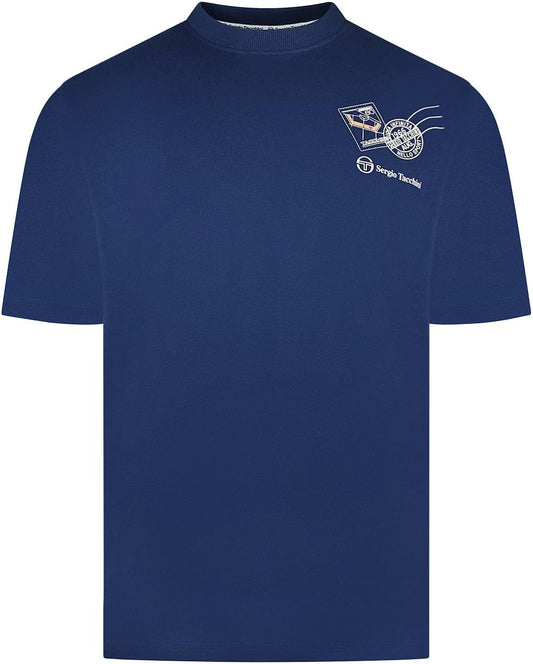 Sergio Tacchini Vacanza Graphic T-Shirt – Maritime Blue